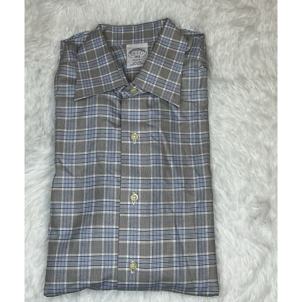Brooks Brothers Lg Long Sleeve Button Down 100% Cotton Shirt